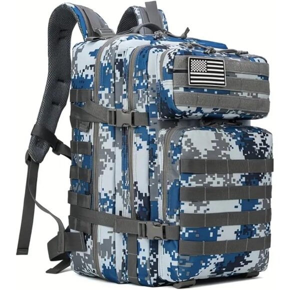 45L Tactical Backpack – waterproof Multi Compartment for Hiking, Camping & Adven